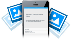 Photo and video backup for tablets and smartphones