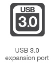 USB 3.0 expansion port