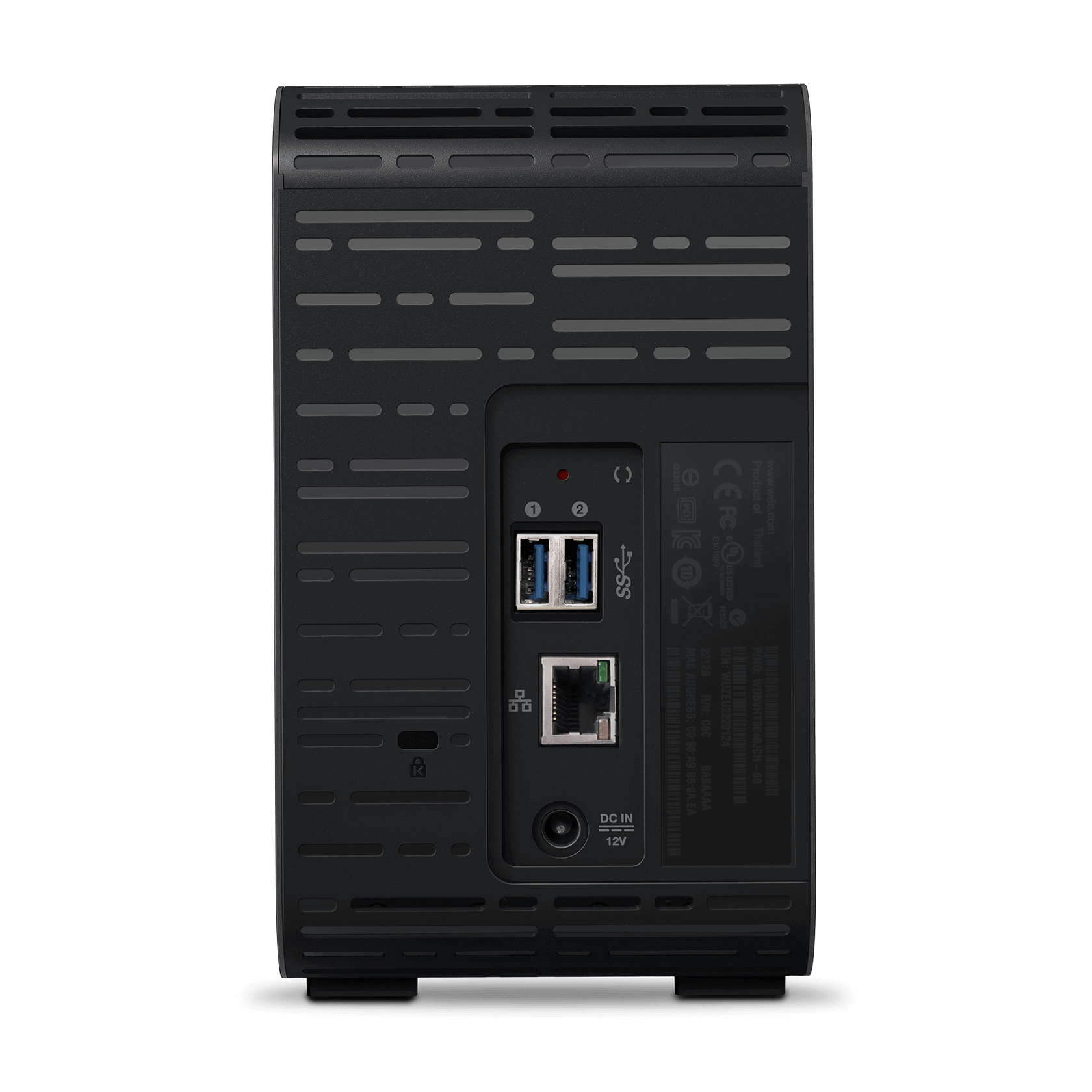WD My Cloud EX2 Ultra Rear
