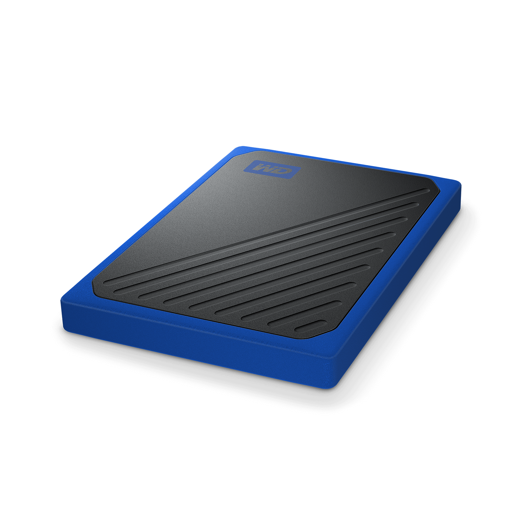 WD My Passport Go Blue Cablein