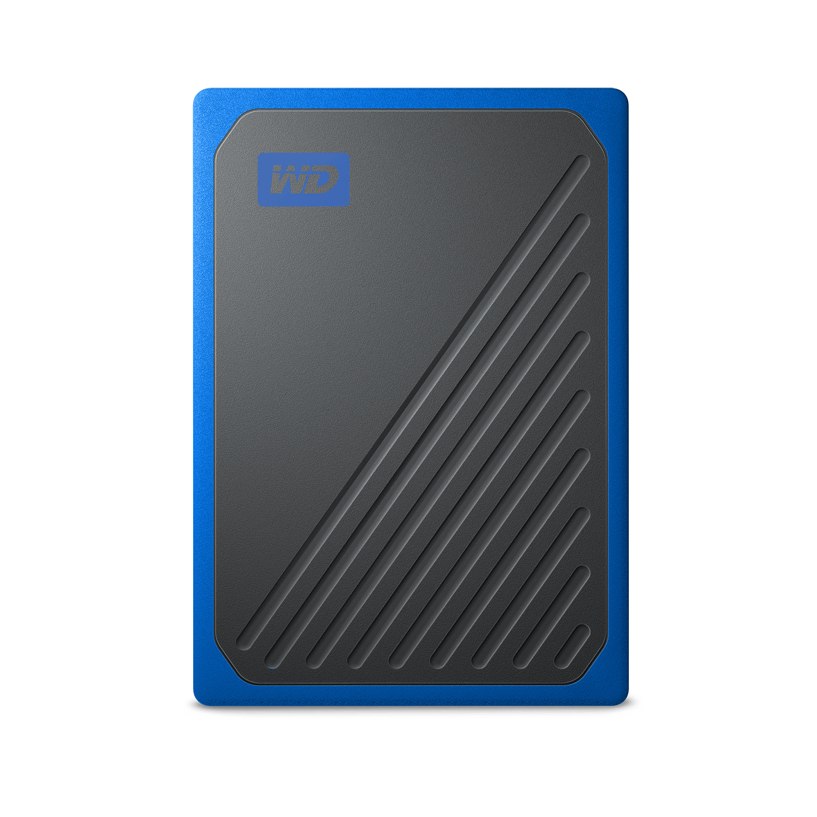 WD My Passport Go Blue Front