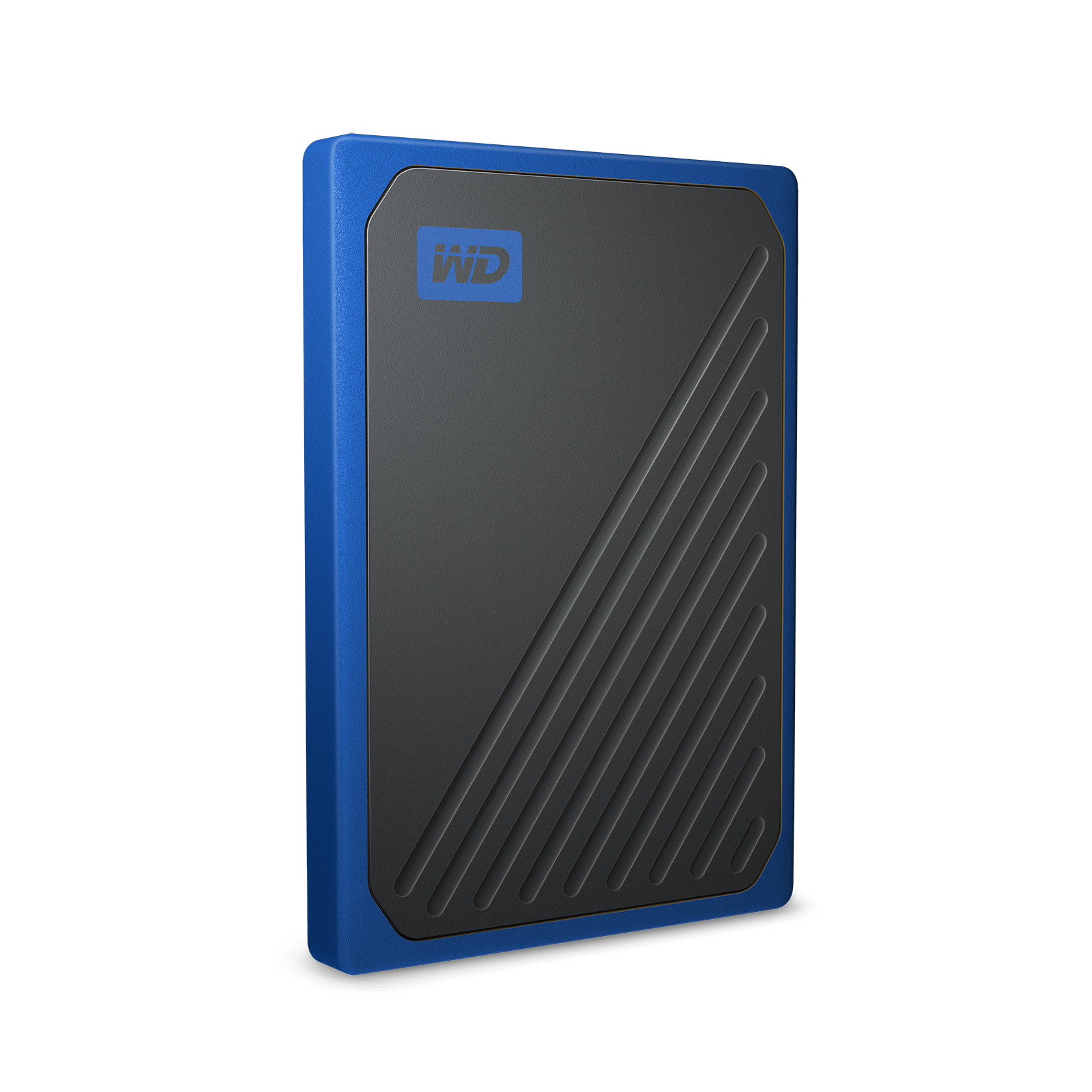 WD My Passport Go Blue Left