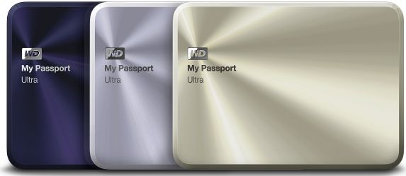WD My Passport Ultra Metal Edition Portable Storage