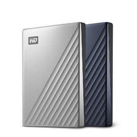 Western Digital My Passport Ultra 2018 4TB WD MY PASSPORT ULTRA BLUE - WDBFTM0040BBL-WESN