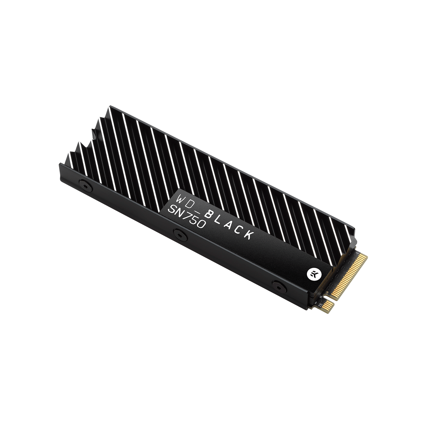WD_BLACK SN750 NVMe SSD with Heatsink Overhead