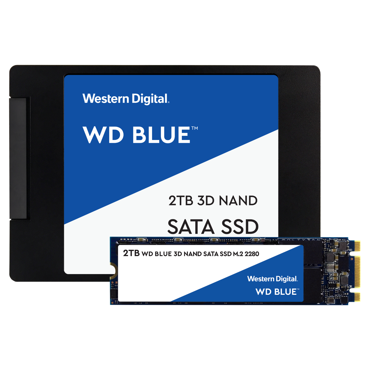 Western Digital - WD Blue SSD - Disque SSD interne 2.5 SATA 250Go 3D NAND