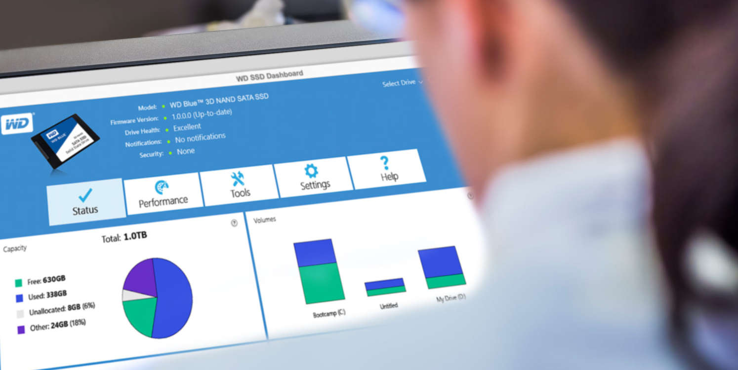 WD SSD Dashboard