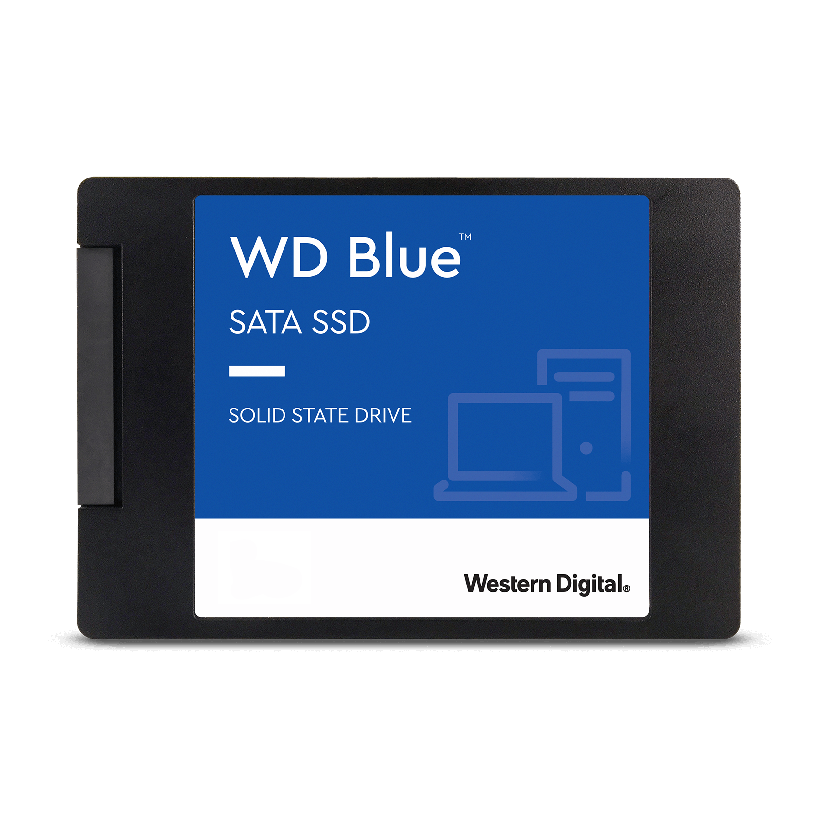 WD Blue SATA SSD 2.5”/7mm cased