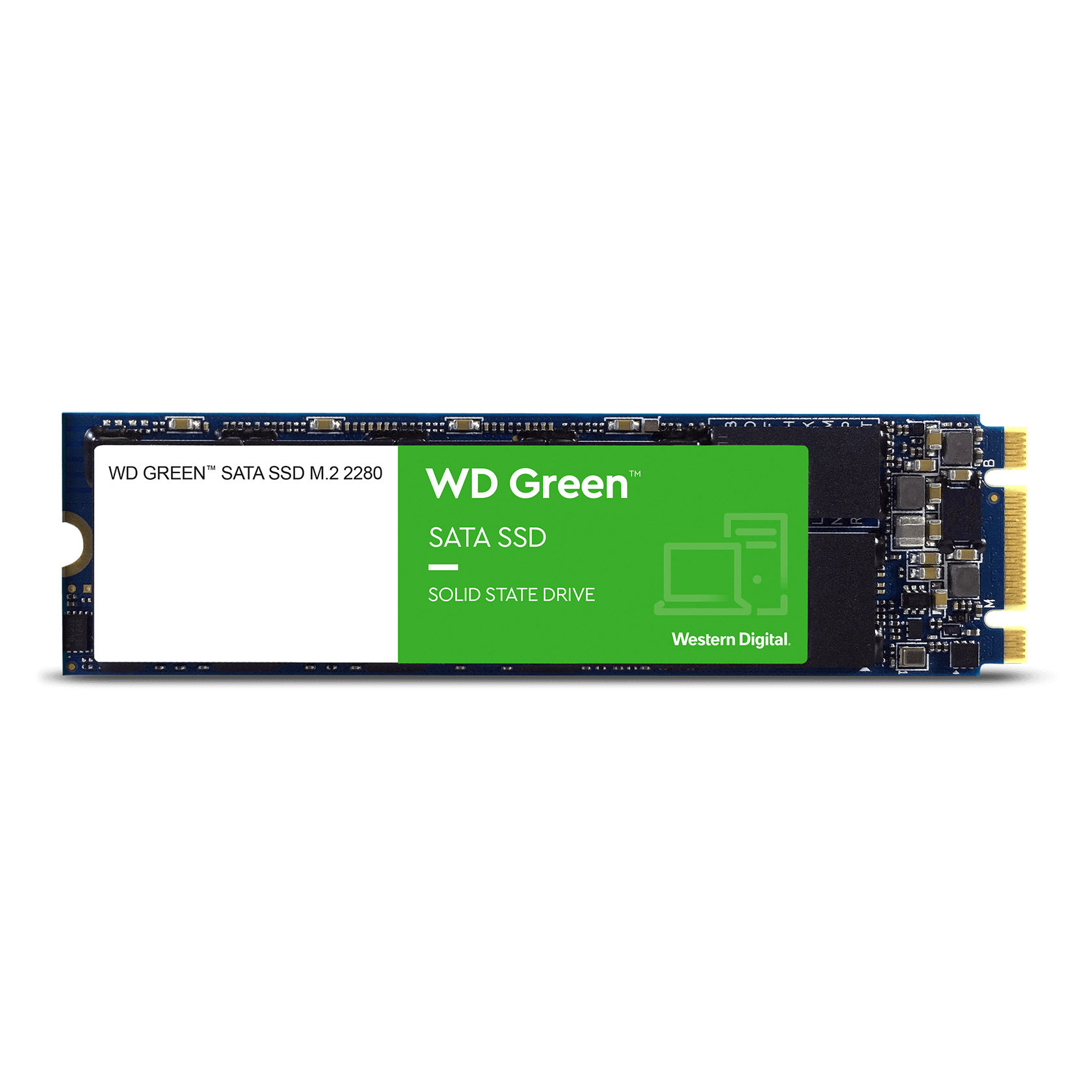 WD Green SATA SSD 2.5”/7mm cased