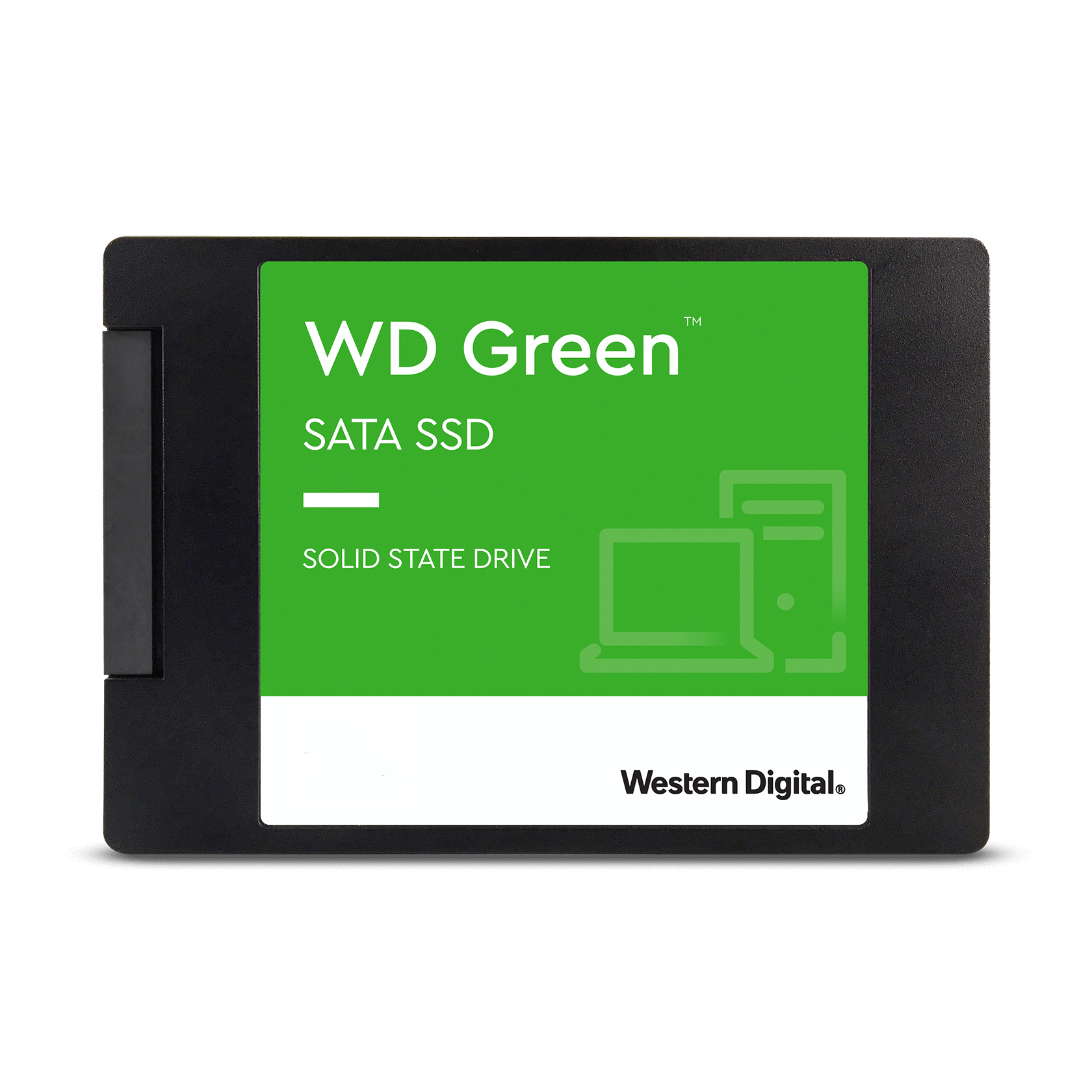 WD Green SATA SSD 2.5”/7mm cased