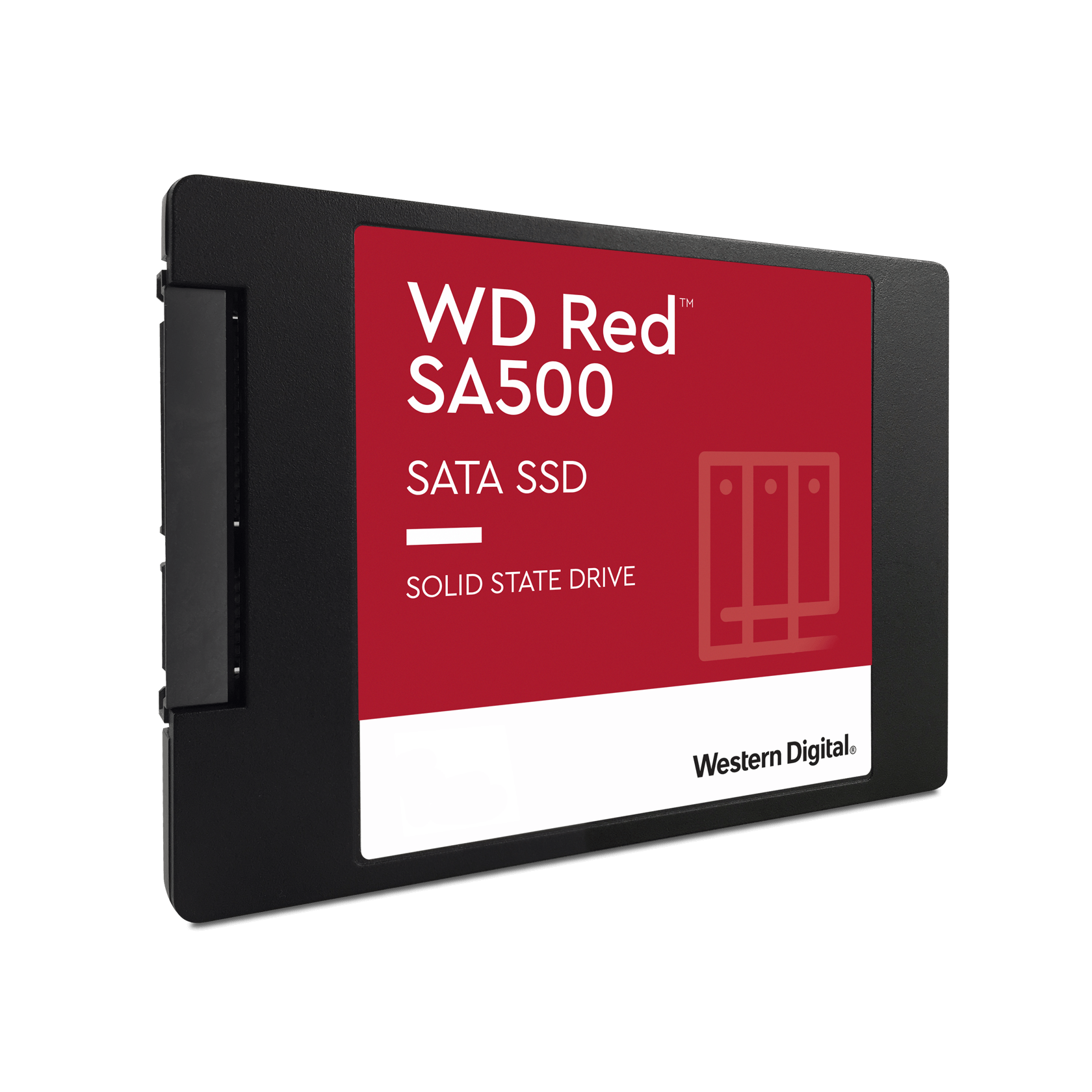 WD Red SA500 NAS SATA SSD 2.5”/7mm cased