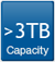 Monster capacity (greater than 3 TB)